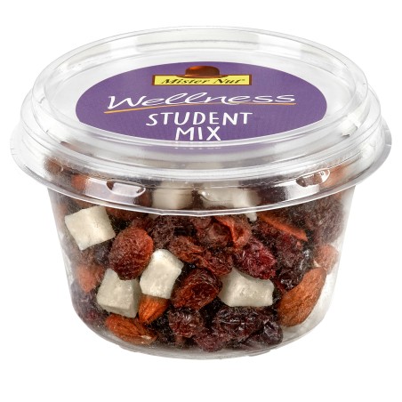 Student mix frutta secca e semi in bicchiere 125 gr Mister Nut
