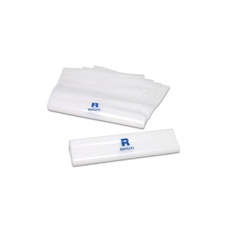 Sacchetto per rifiuti sanitari chiusura minigrip 18x25 cm PVS