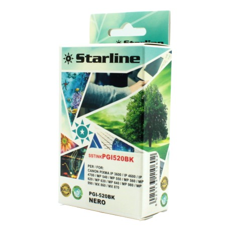 Starline Cartuccia ink per Canon Nero PGI520 2932B001 19,4ml
