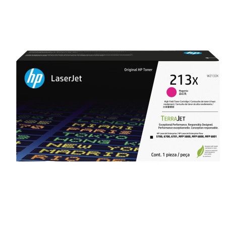 Hp Toner originale LaserJet HP 213X Magenta W2133X 6.000 pag