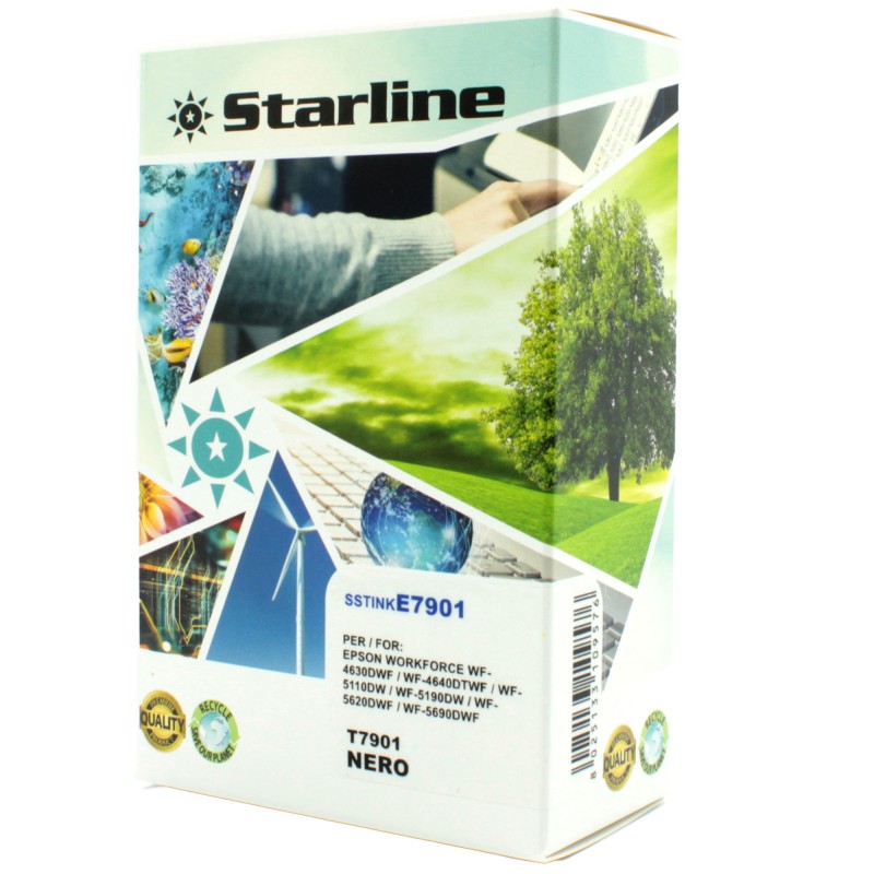 Starline Cartuccia ink per Epson Nero C13T79014010 79XL 42ml