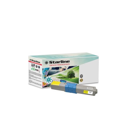 Starline Toner Ricostruito per Oki Giallo 44973533 1.500 pag