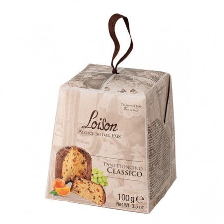 Panettoncino Classico - Linea Mignon - in astuccio - tradizionale - 100 gr - Loison