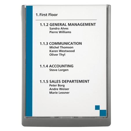 Targa per porte/pareti Click Sign 21 x 29,7 cm (A4) Durable