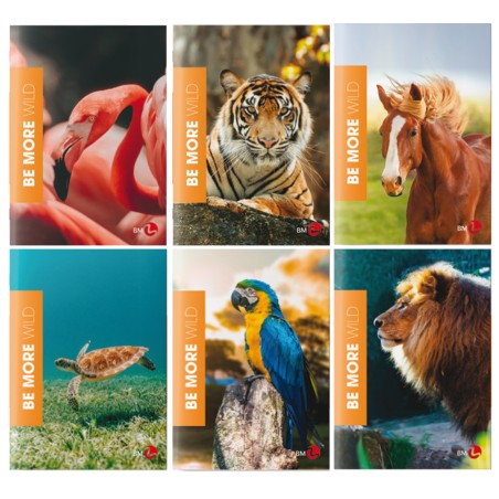 Maxiquaderno Wild be more special A4 38 fogli 100gr 4mm BM