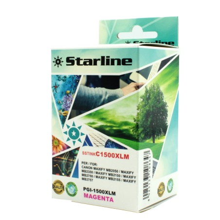 Starline Cartuccia ink per Canon Magenta PGI1500XLM 11,5ml