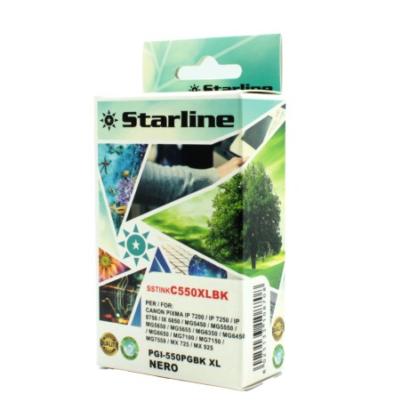 Starline Cartuccia ink per Canon Nero PGI550PGBK XL 21,4ml