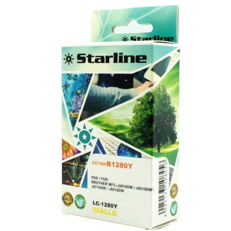 Starline Cartuccia ink per Brother Giallo LC1280XLY 16,6ml