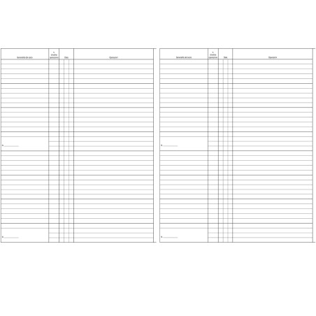 Registro libro soci SPA/SRL 31 x 24,5 47pg numerate Edipro