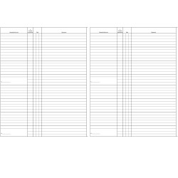 Registro libro soci SPA/SRL 31 x 24