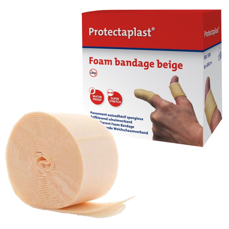 Bendaggio coesivo Protectaplast 6 x 450 cm color pelle PVS
