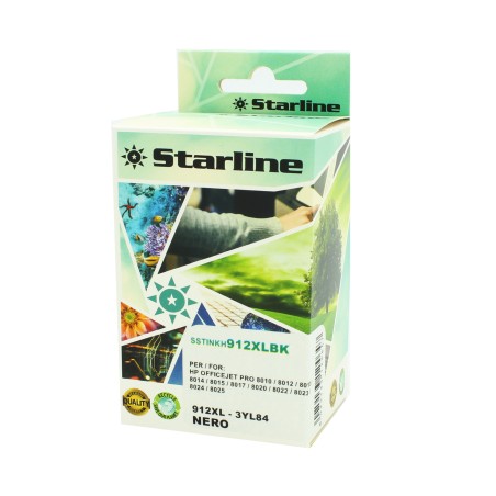 Starline Cartuccia Ink Compatibile per HP 912 XL Nero 58ml