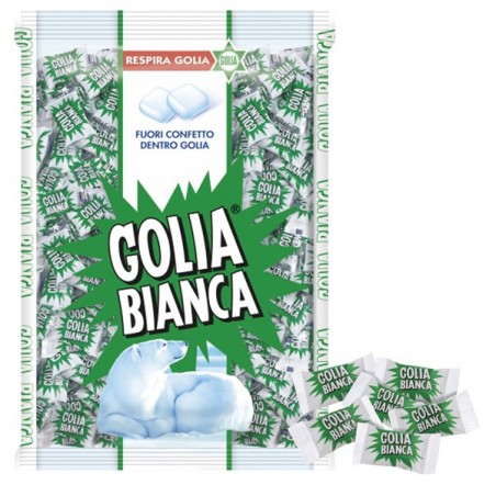 Caramelle Golia Bianca busta da 1kg (400 pezzi circa)