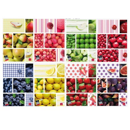 Maxiquaderno Fruit A4 5 mm c/margine 42 fogli 80 gr Pigna