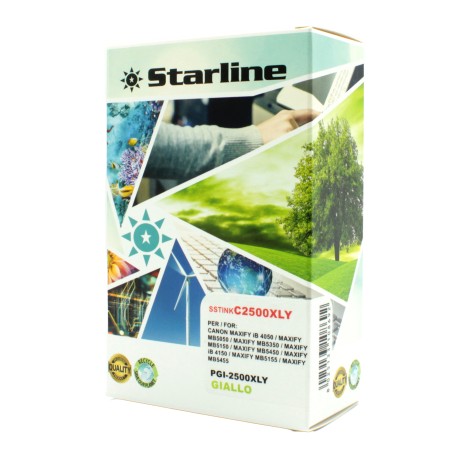 Starline Cartuccia ink per Canon Giallo PGI2500XLY 20,4ml