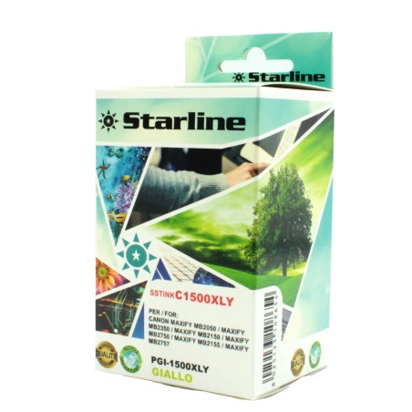 Starline Cartuccia ink per Canon Giallo PGI1500XLY 11,5ml