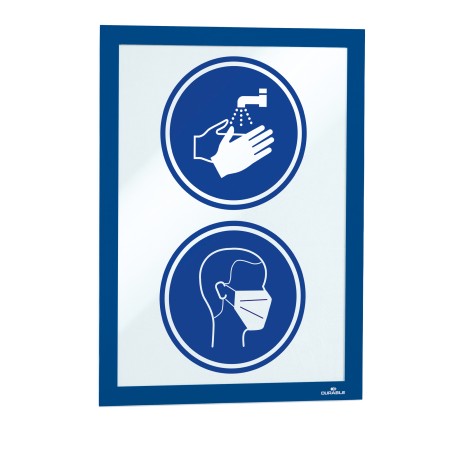 Cornice espositiva Duraframe® A4 21 x 29,7 cm blu Durable