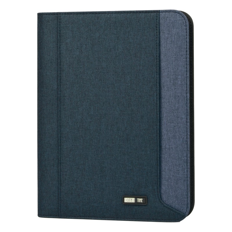Portablocco Dual tessuto grigio scuro/grigio A4 City Time