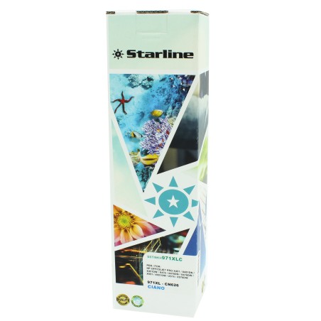 Starline Cartuccia ink Compatibile per HP 971 Ciano 113ml