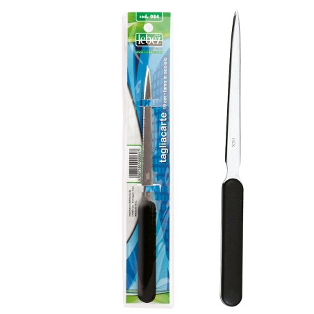 Tagliacarte lunghezza 19 cm impugnatura ABS/acciaio Lebez