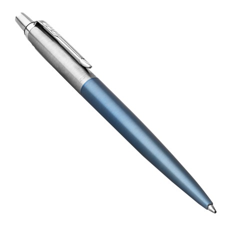Penna sfera Jotter Core punta M fusto blu ghiaccio Parker