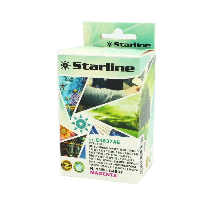 Starline Cartuccia ink Compatibile per HP 11 Magenta 28ml