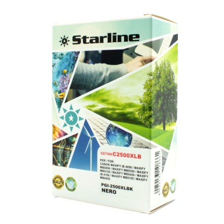 Starline Cartuccia ink per Canon Nero PGI2500XLBK 74,6ml