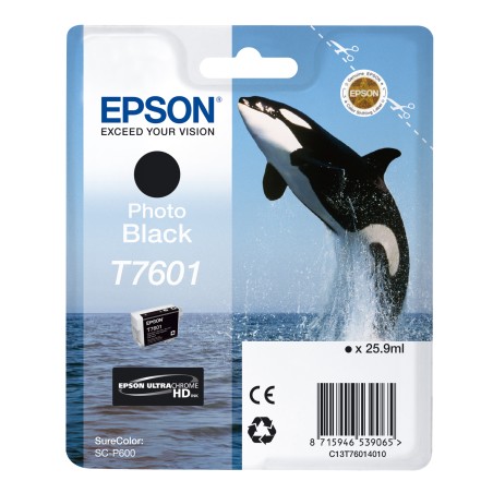 Epson Cartuccia ink Nero Photo T7601 C13T76014010 25,9ml