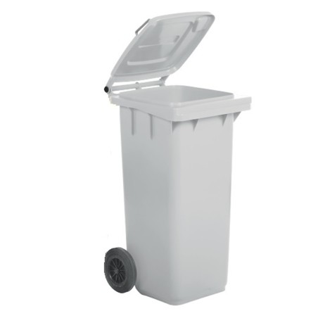 Bidone carrellato 48x55x93 cm 120 L bianco Mobil Plastic