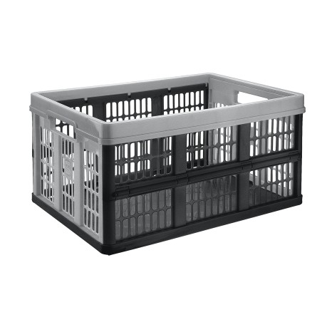 Cassa pieghevole 47,5 x 35 x 23,9 cm plastica grigio CEP
