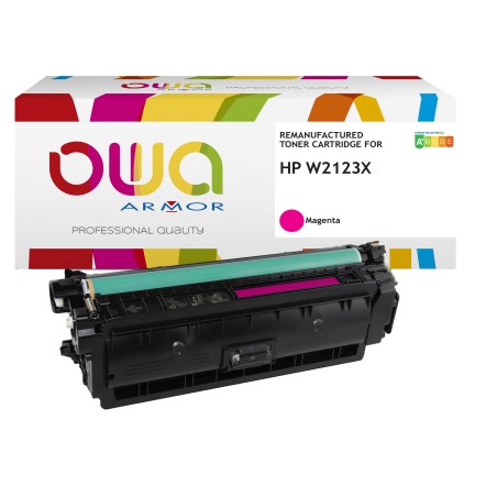 Armor Toner Compatibile per Hp Magenta W2123X 10.000 pag