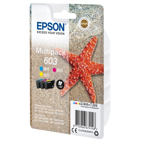 Epson Cartuccia ink 603 C/M/Y C13T03U54010 130 pag cad.