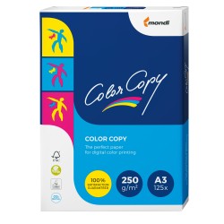 Carta Color Copy A3 250 gr bianco Mondi conf. 125 fogli