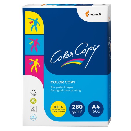 Carta Color Copy A4 280 gr bianco Mondi conf. 150 fogli
