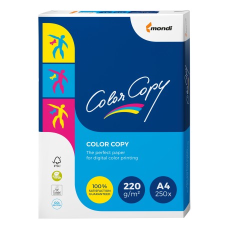 Carta Color Copy A4 220 gr bianco Mondi conf. 250 fogli