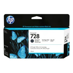 Hp Cartuccia ink originale 728 Nero opaco 3WX25A 130 ml