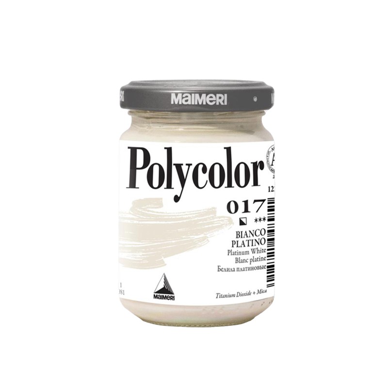 Colore vinilico Polycolor 140 ml bianco platino Maimeri