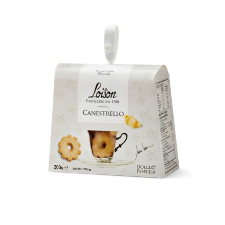 Biscotti al burro Canestrello in astuccio 200 gr Loison