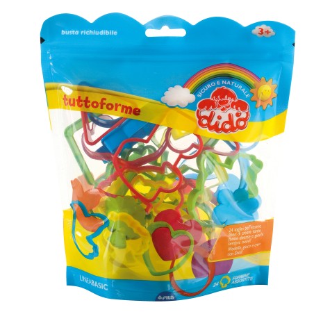 Busta richiudibile TuttoForme 24 formine assortite DiDò
