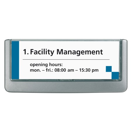 Targa per porte/pareti Click Sign 14,9 x 5,3 cm Durable