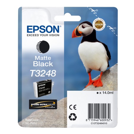 Epson Cartuccia ink Nero opaca T3248 C13T32484010 14ml