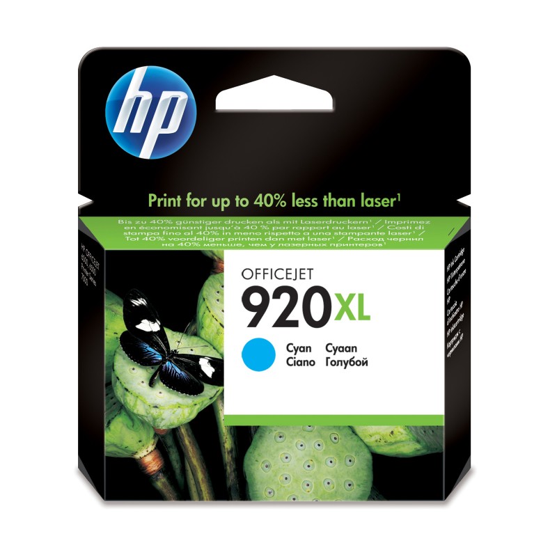 Hp Cartuccia ink originale 920XL Ciano CD972AE 700 pag