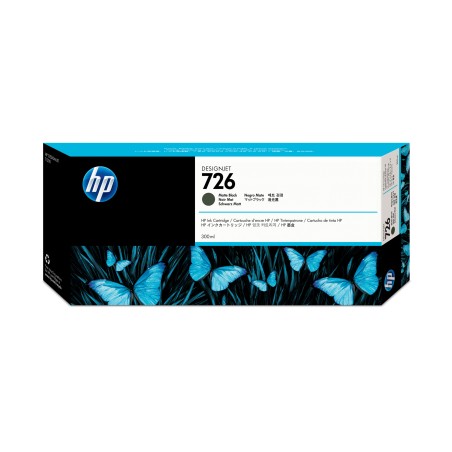 Hp Cartuccia ink originale 726 Nero opaco CH575A 300ml