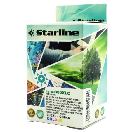 Starline Cartuccia ink Compatibile per HP 300XL Colore