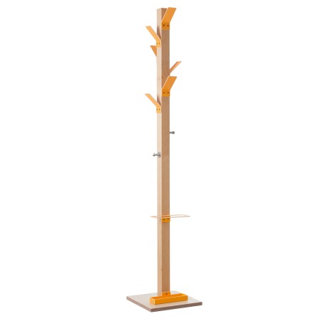 Appendiabiti Easycloth 6 posti legno/arancio Paperflow