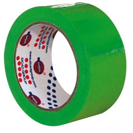 Nastro adesivo 350 5 cm x 66 m PVC verde Eurocel