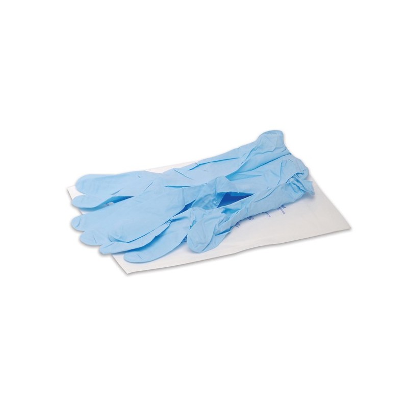 Guanti sterili monouso in nitrile tg.unica L PVS
