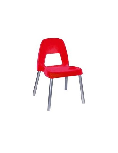Sedia per bambini Piuma H35cm rosso CWR