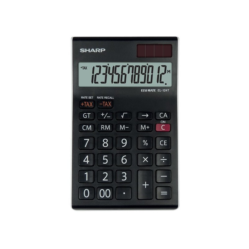 Sharp Calcolatrice da Tavolo EL124T 12 cifre EL124T