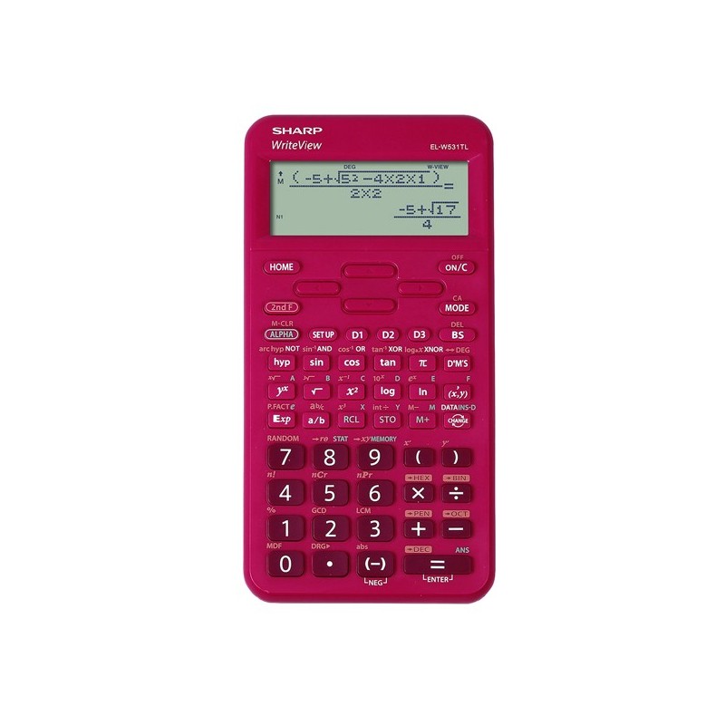 Sharp Calcolatrice Scientifica ELW531TL Rosso ELW531TLBRD